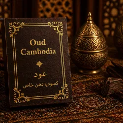 Cambodian Oud Oil (Pure & Natural) – Premium Aged Agarwood Attar – Long Lasting Luxury Fragrance Oil 6ml