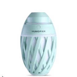 Olive 320 ML Mini Aroma Diffuser & USB Humidifier with Mood Lighting - Oceanic Green Color