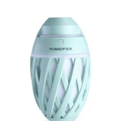 Olive 320 ML Mini Aroma Diffuser & USB Humidifier with Mood Lighting - Oceanic Green Color