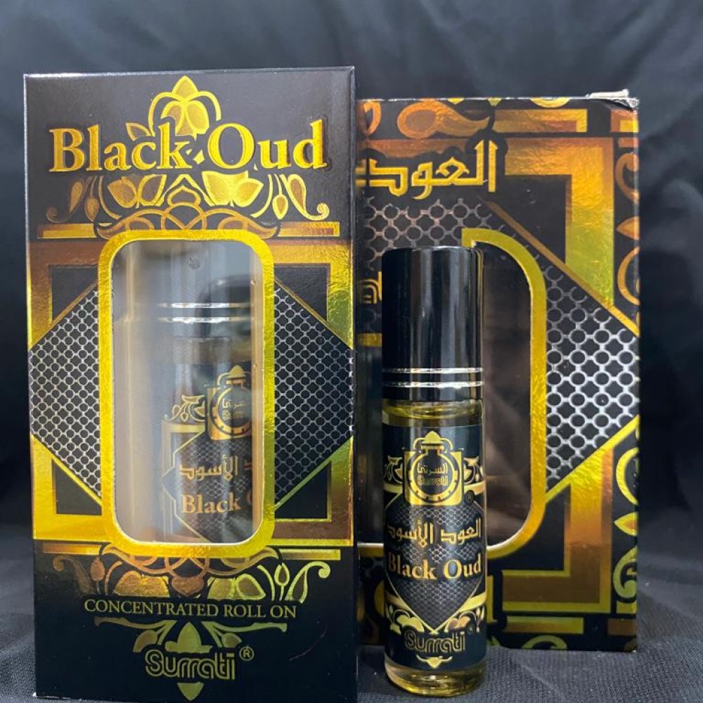 Surrati Black Oud 6ml Premium Bold Oud Attar Perfume Surrati Black Oud 6ml Premium Bold Oud Attar Perfume