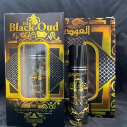 Surrati Black Oud 6ml Premium Attar Perfume - Bold & Intense Oud Fragrance