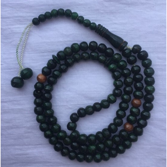 Naqshbandi Beads Green 100 6MM