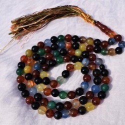 Aqeeq Carnelian Multi-color 100 beads 
