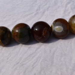 Aqeeq Carnelian Multi-color Bead 33 20MM