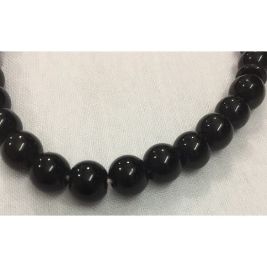 Black Carnelian [Aqeeq] Bead 100 8MM