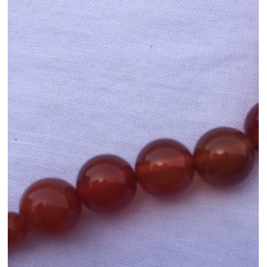 Red Carnelian [Aqeeq] Bead 33 10mm