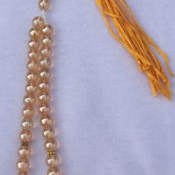 Beautiful Yellow Pearl New Islamic Beads 33 Grains