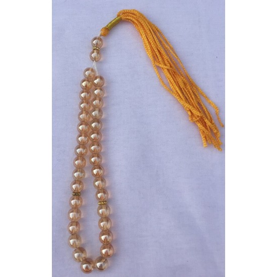 Beautiful Yellow Pearl New Islamic Beads 33 Grains