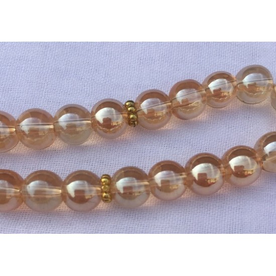 Beautiful Yellow Pearl New Islamic Beads 33 Grains
