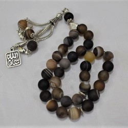 Jupiter Marble Prayer Beads Size 10 MM Counts 33