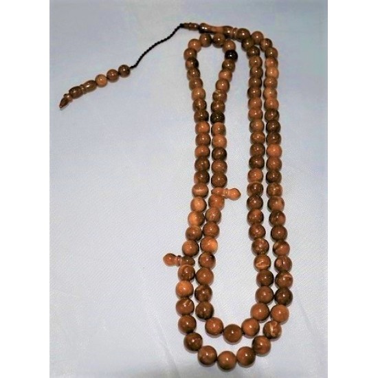 Coca Wood Bead Tasbih Kuka Tesbih Natural Tree Koka Kokka Misbaha Size 7mm 99 Counting Muslim Prayer Beads