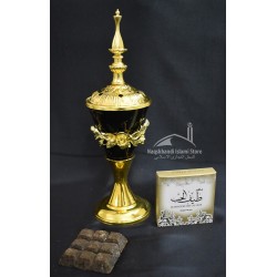 Black Golden Incense Burner - Non-electric
