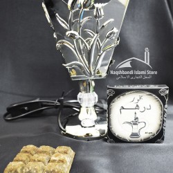 Silver Leave Style Electric Incense Burner 