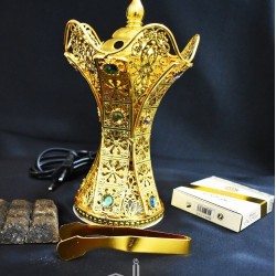 The Golden Stone Style Electric Incense Burner