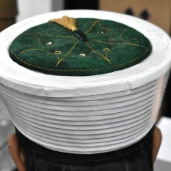 Green Syrian Shami Imam Hat – Handmade Scholar & Sufi Style