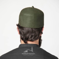 Mehndi Green Rumi Hat – Wool Hat with Tradition and Comfort