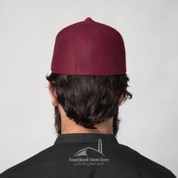 Maroon Rumi Hat – Stylish Wool Hat for Comfort and Tradition