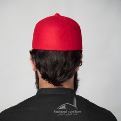 Red Rumi Hat – Traditional Wool Hat for Comfort and Style