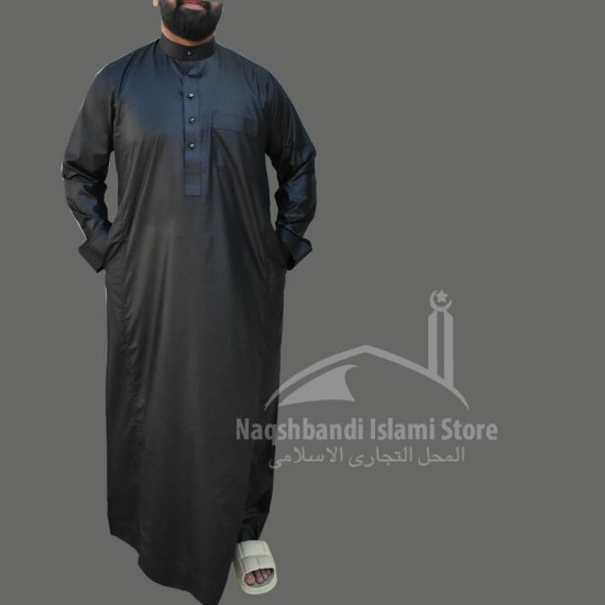 Jubba Muslim Clothing Men Black