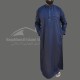 Jubba Muslim Clothing Men Navy Blue
