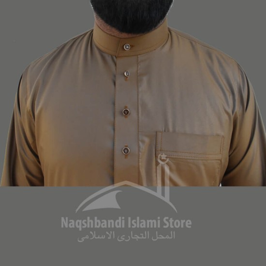 Jubba Muslim Clothing Men Brown