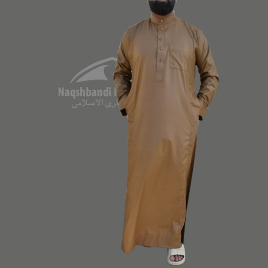 Jubba Muslim Clothing Men Brown