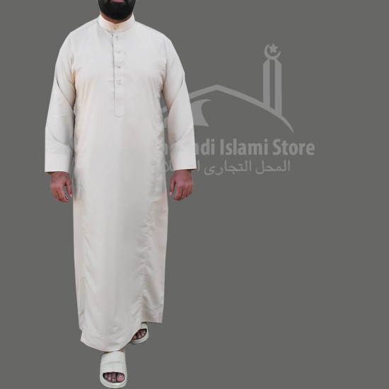 Jubba Muslim Clothing Men Off White