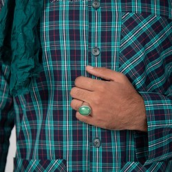 Plaid Checkered Muslim Casual Shirt – Full Sleeve Modest Islamic Wear