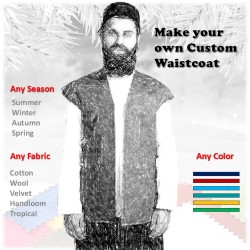 Custom Tailored Waistcoat – Made-to-Measure Men’s Formal & Traditional Vest