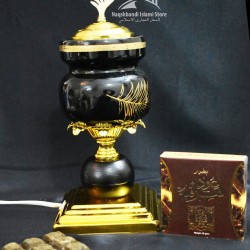 Black Ceramic Electric Crown Incense Burner