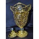 Golden Bowl Shape Incense Burner--Non Electric