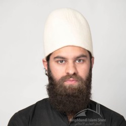 Traditional Turkish Sufi Dervish Cap – Pure Wool Handmade Hat