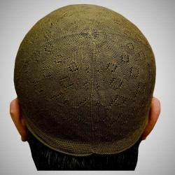 Prayer Cotton Knit Cap Henna Green