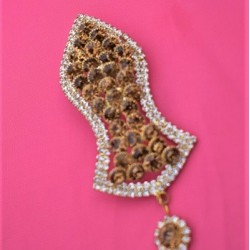 New Brown Pearls Nalain Pak Large Badge 