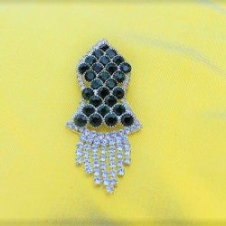 New Green Pearls Nalain Sharif Small Badge