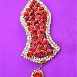 New Red Pearls Nalain Pak Large Badge 