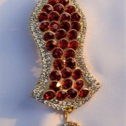 New Red Pearls Nalain Pak Large Badge 