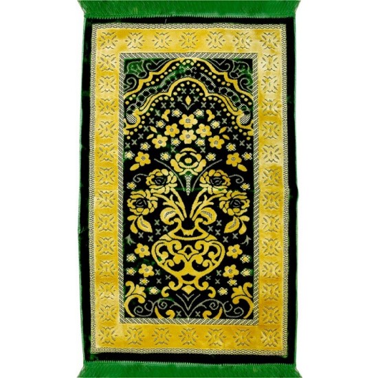 Green Golden Prayer Rug