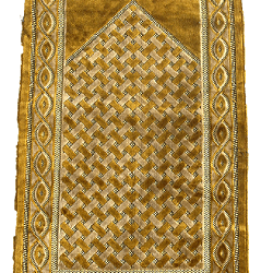 Golden Stripes Prayer Rug