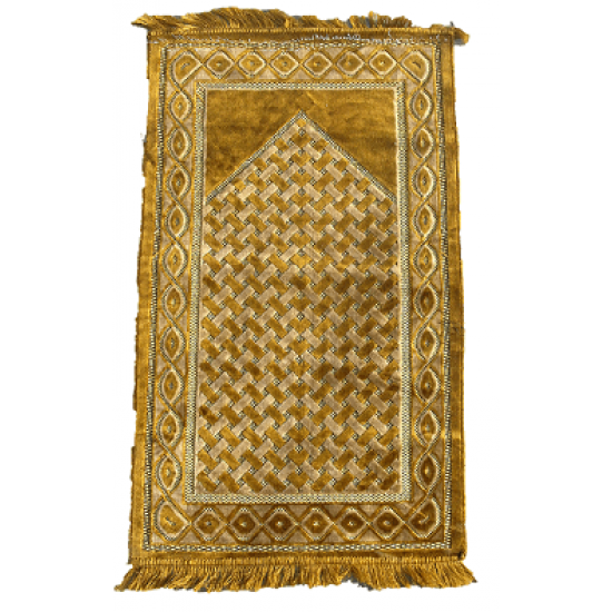 Golden Stripes Prayer Rug