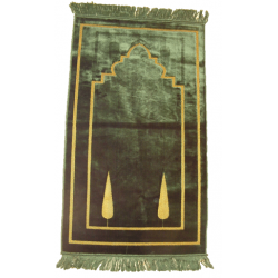 Parrot Green Shining Prayer Rug