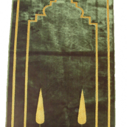 Parrot Green Shining Prayer Rug
