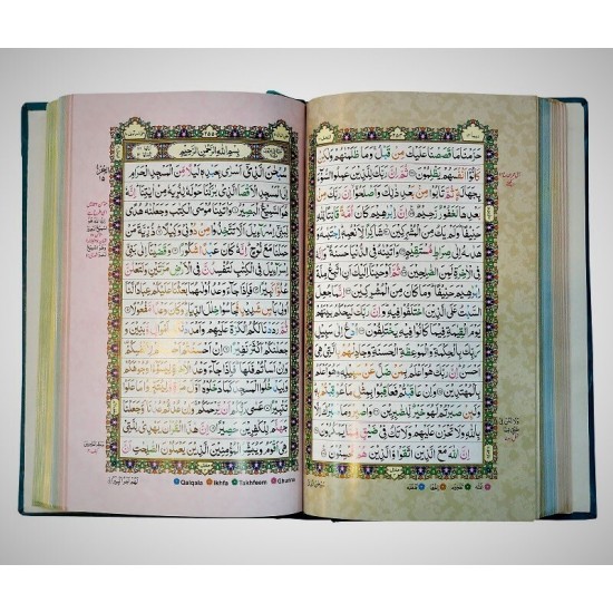 Quran Sharif Blue with Hard Cover In Arabic