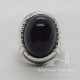 Black Yemeni Aqeeq Silver Ring – Timeless Sunnah Elegance