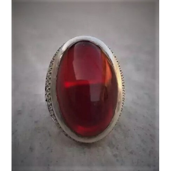 Ruby Ring Silver