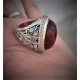 Ruby Ring Silver