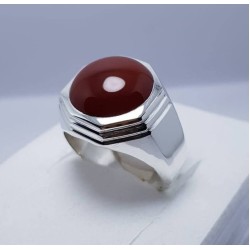 Natural Dark Brown Blood Red Yemeni Carnelian Aqeeq