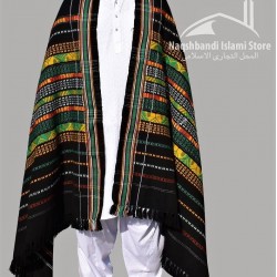 Thari Winter Sindhi Wadera Shawl Multi Color Beautiful Embroidery