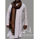 Baghdadi Shawl Sufi Muslim Brown Kashmiri Pashmina Shawl Wool Woven Embroidery 