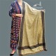 Women Shawl Khaki Color Acro and Embroidered Corners